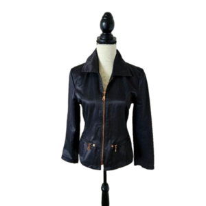 🇨🇵 french vintage black jacket "toi mon toi" size small 🇨🇵